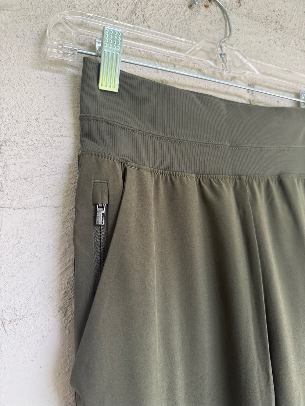 Athleta Nolita Mountain Olive Stretch High Rise Pull On Pants Size 2 - Picture 5 of 16